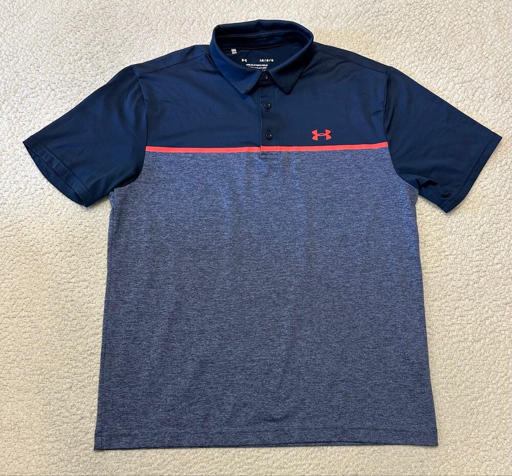 Under Armour Mens Short Sleeve The Playoff Polo Shirt Large